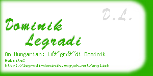 dominik legradi business card